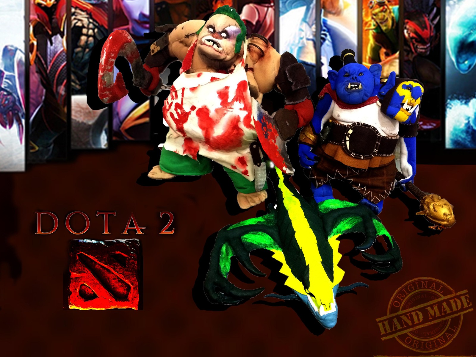 Toys Dota 2 (Hobby) - My, Dota 2, Dota 2 Art, , Longpost