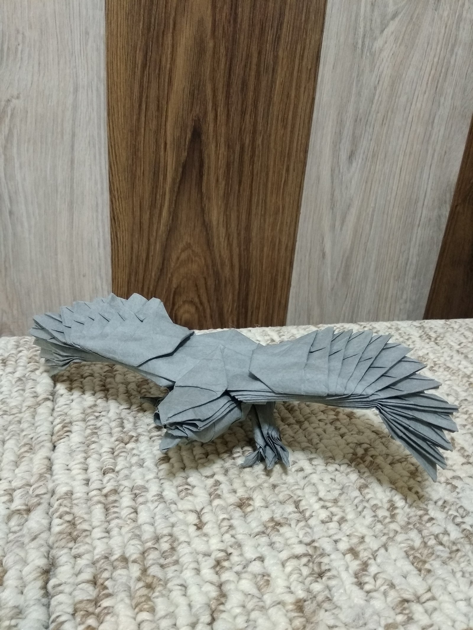 Eagle - My, Origami, Eagle, , Longpost, Eagle