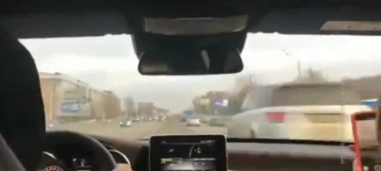 And again racing around Moscow - Speed, Race, Moscow, Police, Camera, Search, Road accident, Video, Longpost