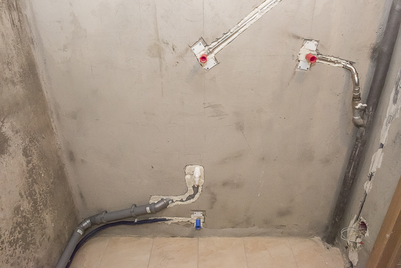 Plumbing in the apartment. Functional, compact, reliable. - My, Plumbing, Water supply, Repair, Wiring, Stainless steel, Cross-linked polyethylene, Longpost