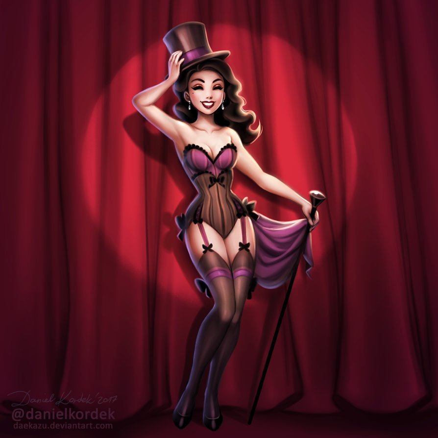 Burlesque - Deviantart, Art, Drawing, Girls, 