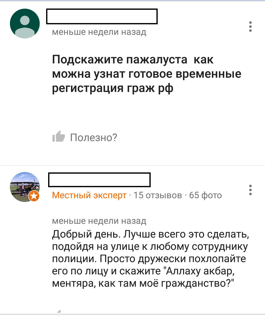 Советчик 80 лвл - Моё, Мигранты, Гражданство, Гражданство РФ, Совет, Вредные советы, Комментарии, Скриншот