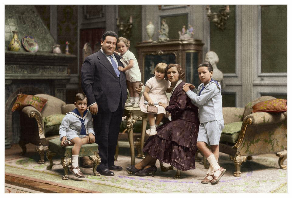 My coloration - My, Colorization, Family, Photoshop, Restoration