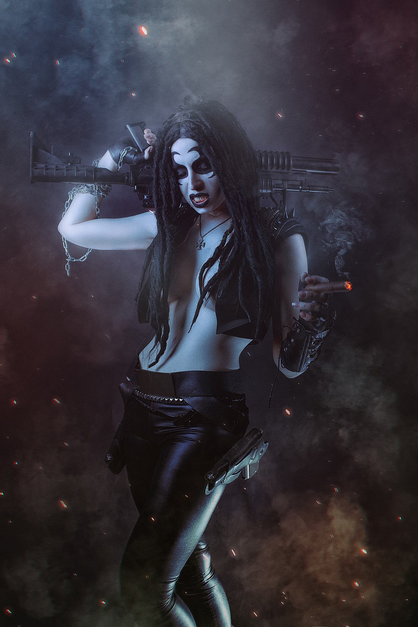 14. Good Lobo cosplay (DC) - Girls, PHOTOSESSION, , Longpost, Lobo, DC, Cosplay