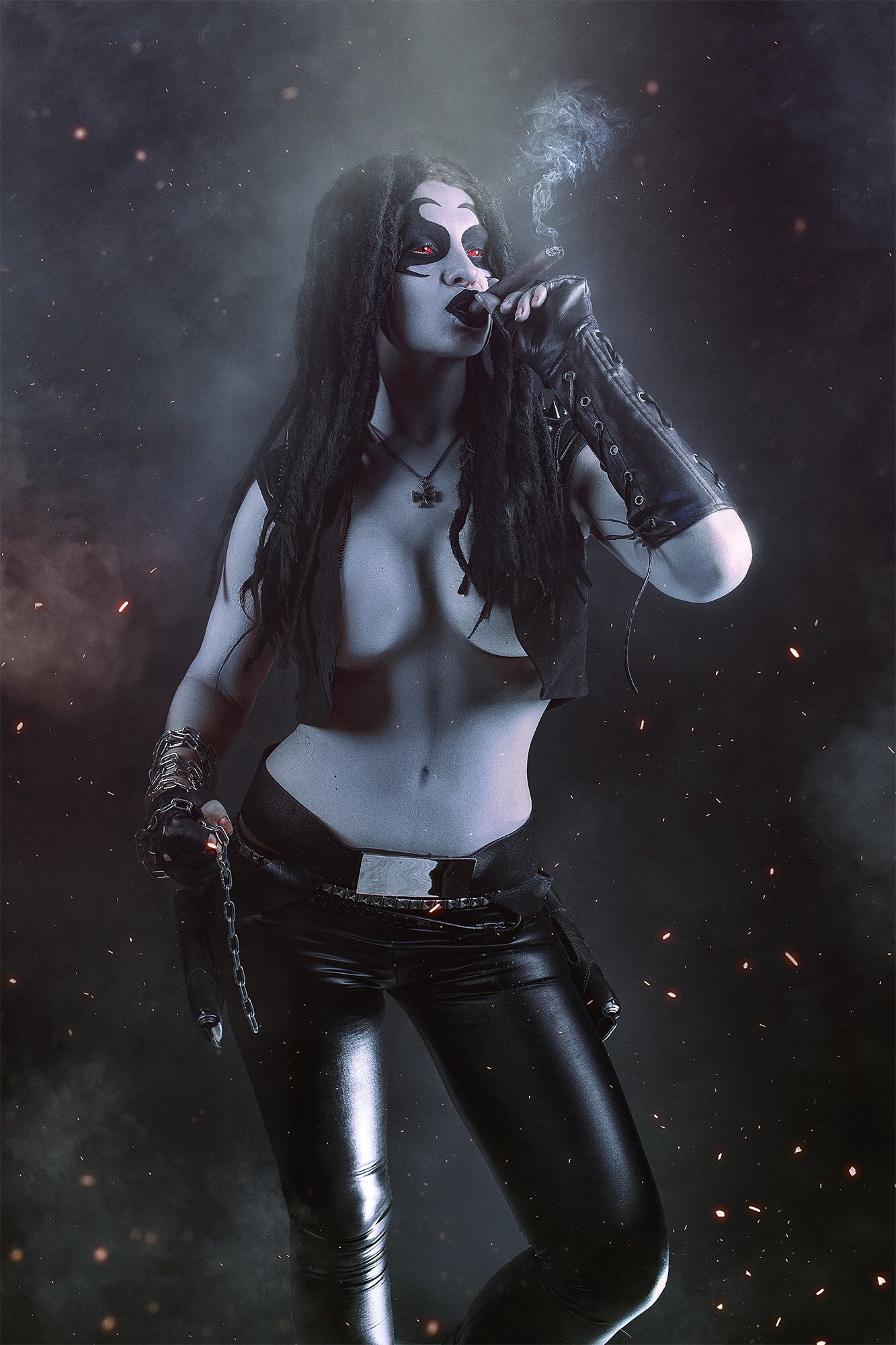 14. Good Lobo cosplay (DC) - Girls, PHOTOSESSION, , Longpost, Lobo, DC, Cosplay