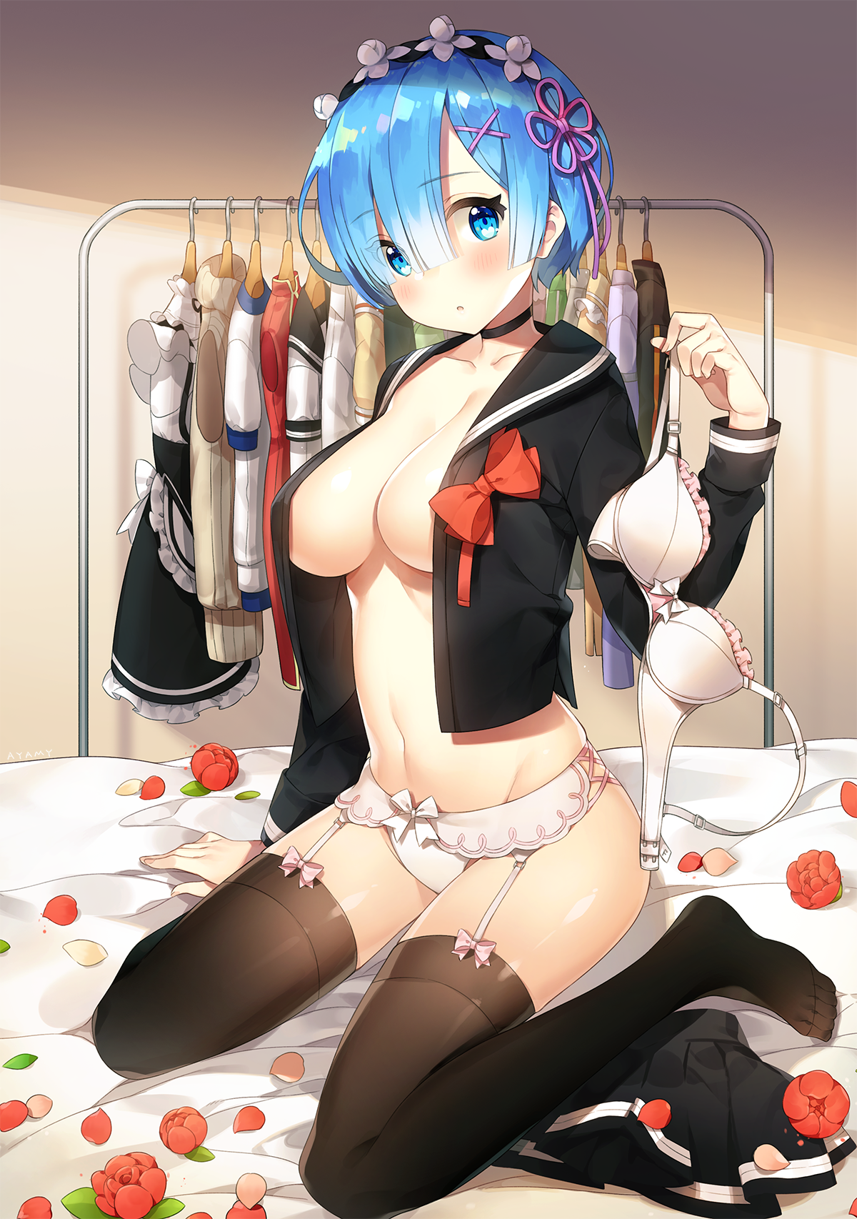 Rem [re: zero] - Rem, Anime, Anime art, Re: Zero Kara, Waifu, Pixiv, Rem (Re: Zero Kara)