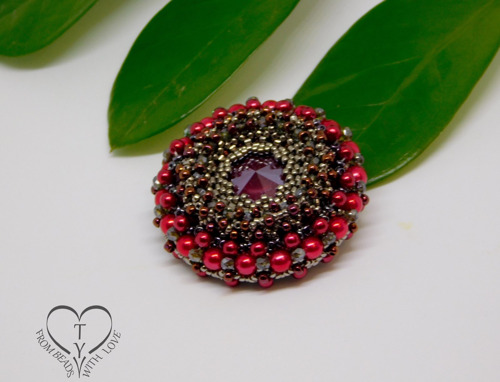 Beaded brooches - My, Brooch, Beads, Handmade, Needlework without process, Longpost