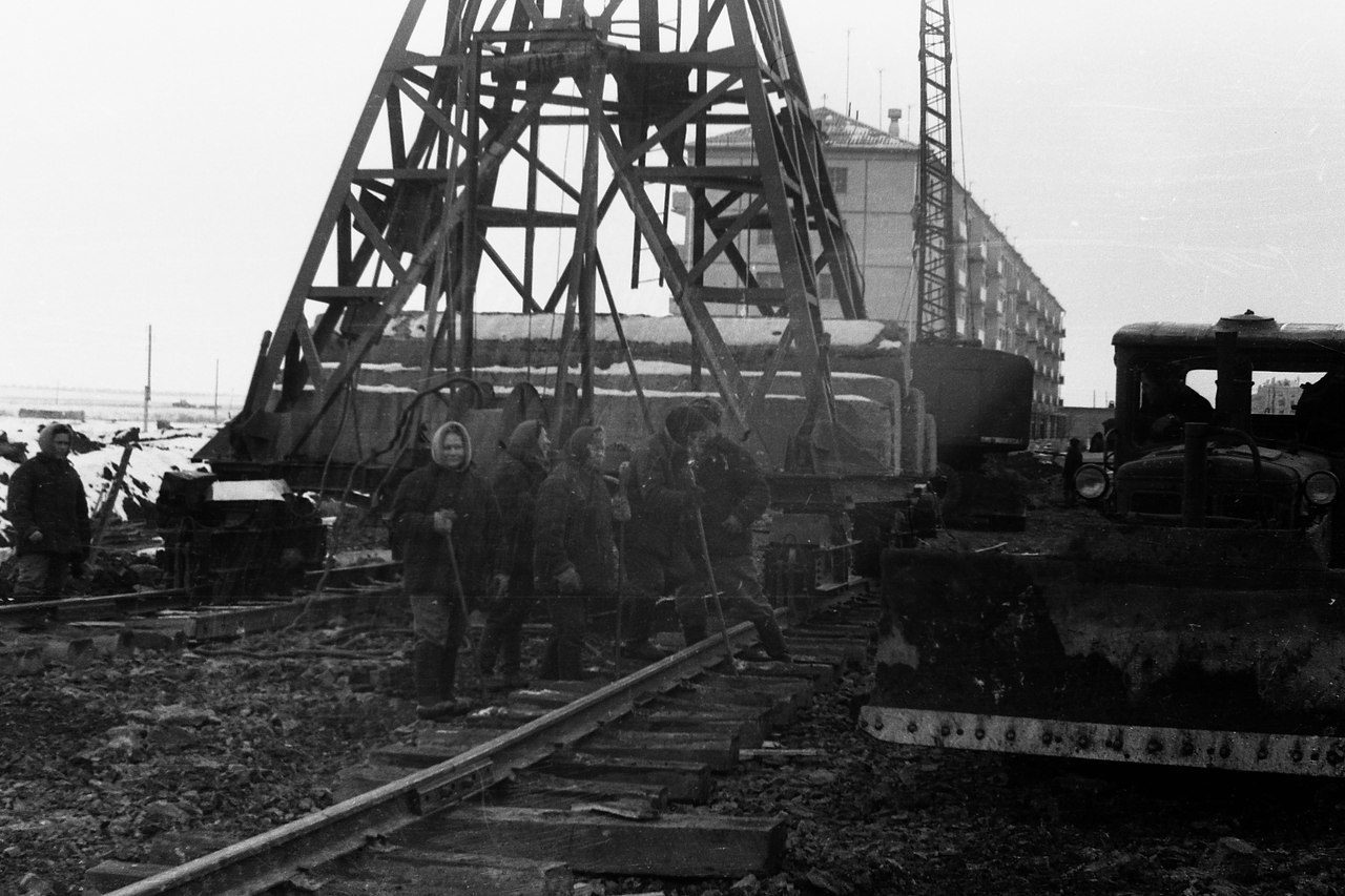 Строительство Магнитогорска. Ноябрь 1972 год. - Магнитогорск, Клуб история магнитогорска, Старое фото, Строительство, Первостроители, Прошлое, Длиннопост