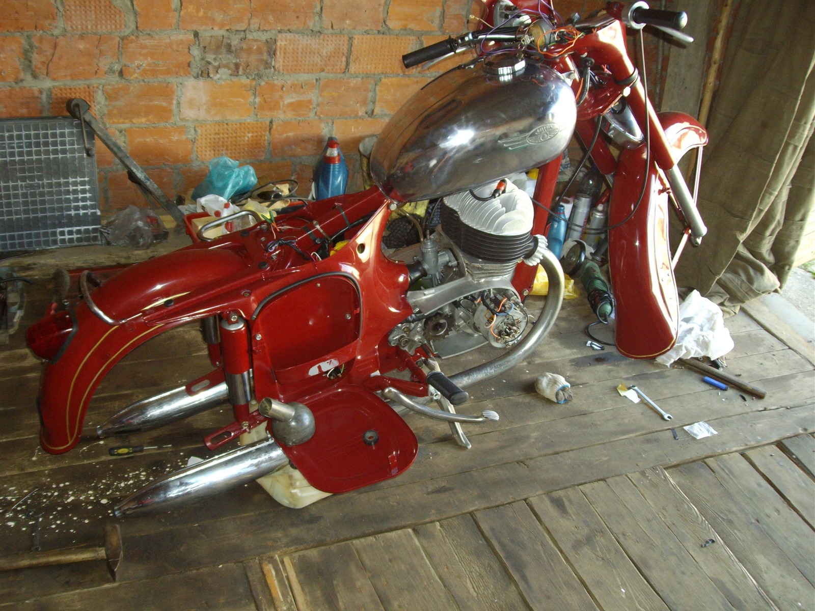 Old Java 1966 after restoration - Motorcycles, Restoration, Drive2, Recovery, Longpost, Java, Moto