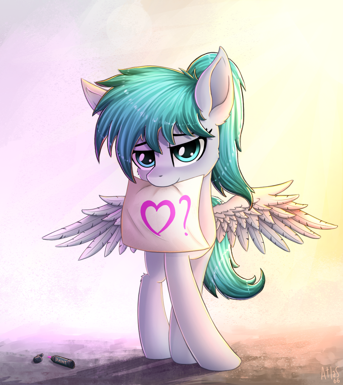 Hmm? by Atlas-66 - My little pony, PonyArt, Original character, , Atlas-66