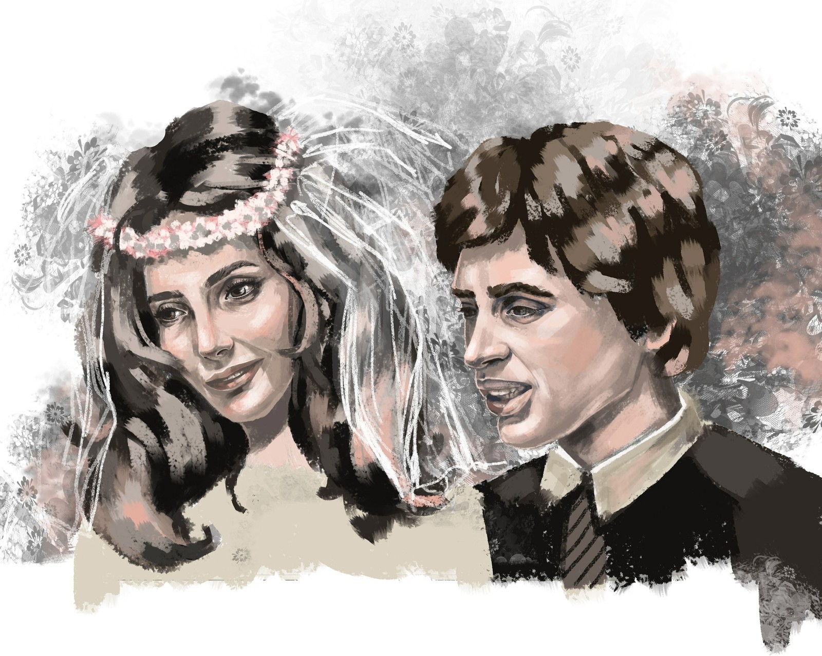 Parents' wedding - My, Portrait, Digital, Photoshop, Wedding