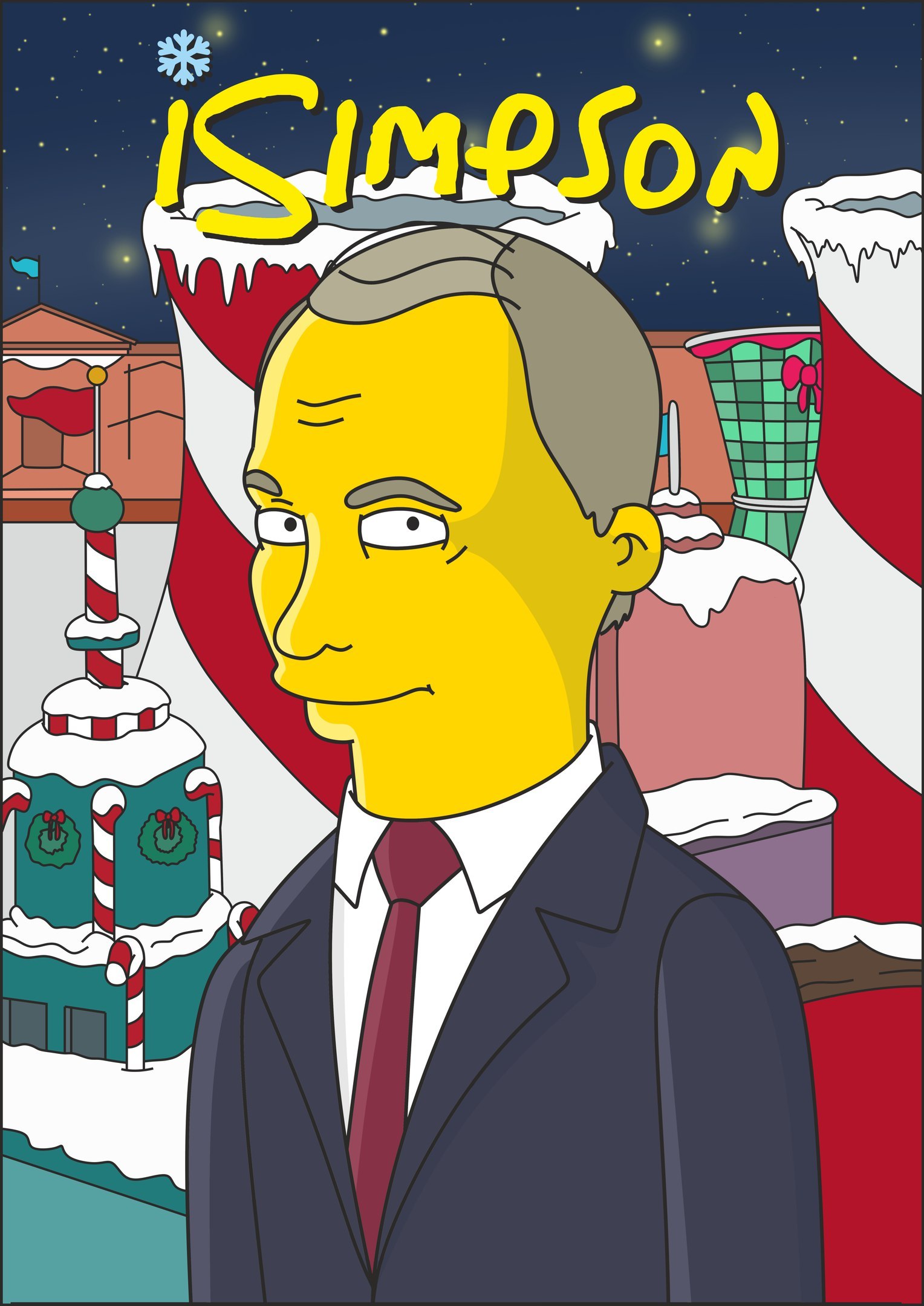 A selection of portraits in the style of The Simpsons - My, The Simpsons, Presents, Оригинально, Longpost