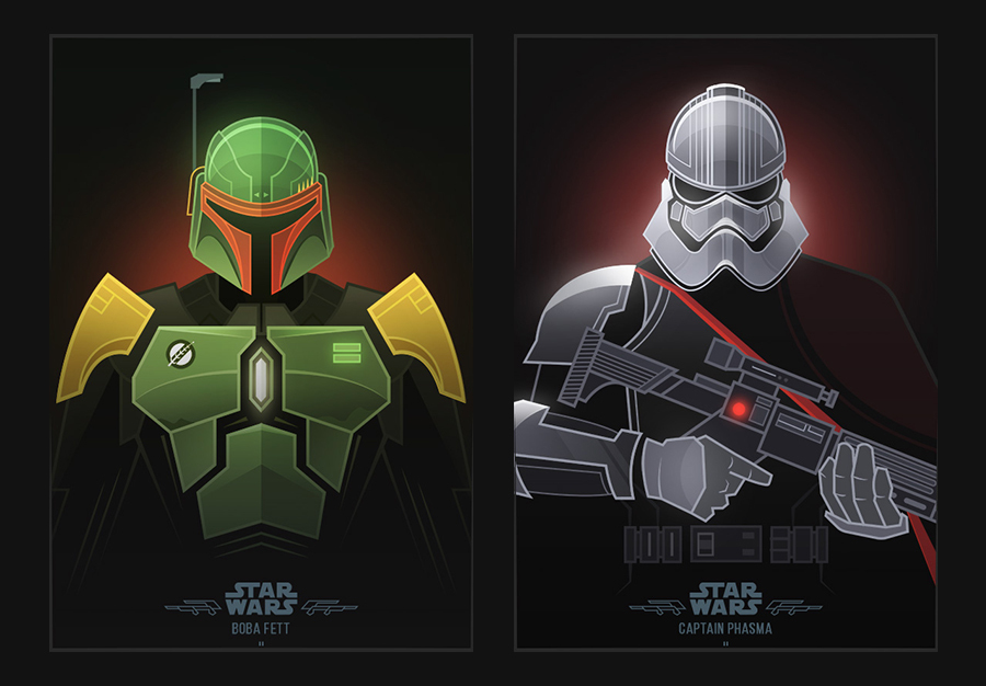 A small selection of Star Wars art - Star Wars, Boba95fet, Art, Longpost, Tag