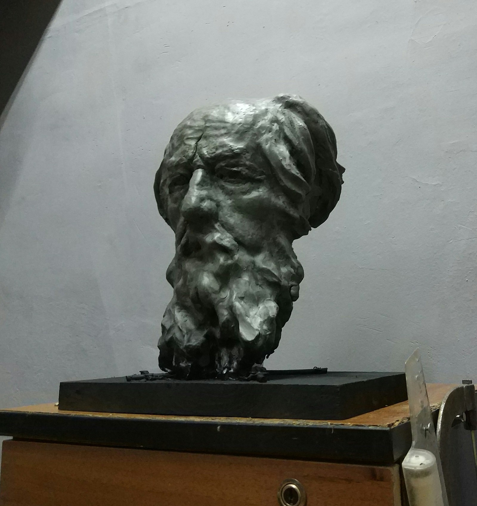 Portrait of Solzhenitsyn - My, Solzhenitsyn, Portrait, Sculpture, Politics, Alexander solzhenitsyn