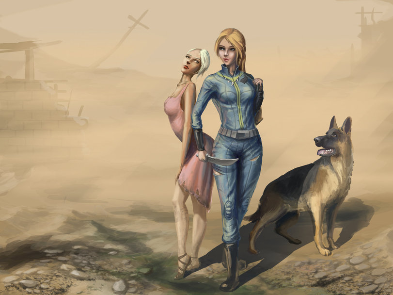 Арты Fallout. Найдено на просторах сети, но здесь не находил - Fallout, Fallout 2, Fallout 3, Арт, Длиннопост