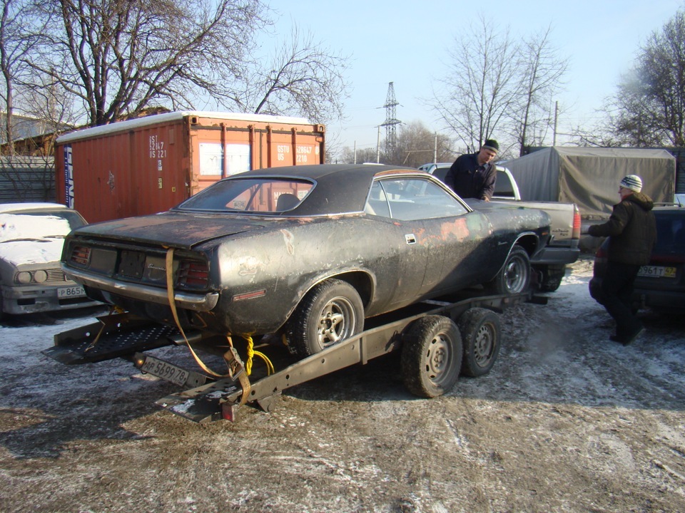 Plymouth Barracuda 1970 restored from the trash - Plymouth, , Restoration, Auto, Longpost