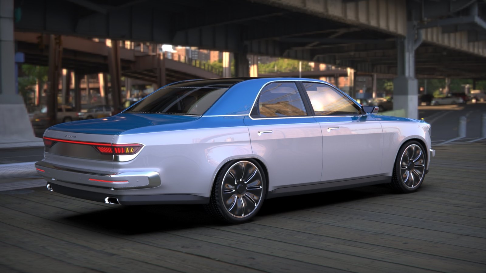 What could the revived Volga look like? - Automotive industry, Russia, Russian car industry, Design, Volga, Gas, Project, Longpost, Video, Domestic auto industry