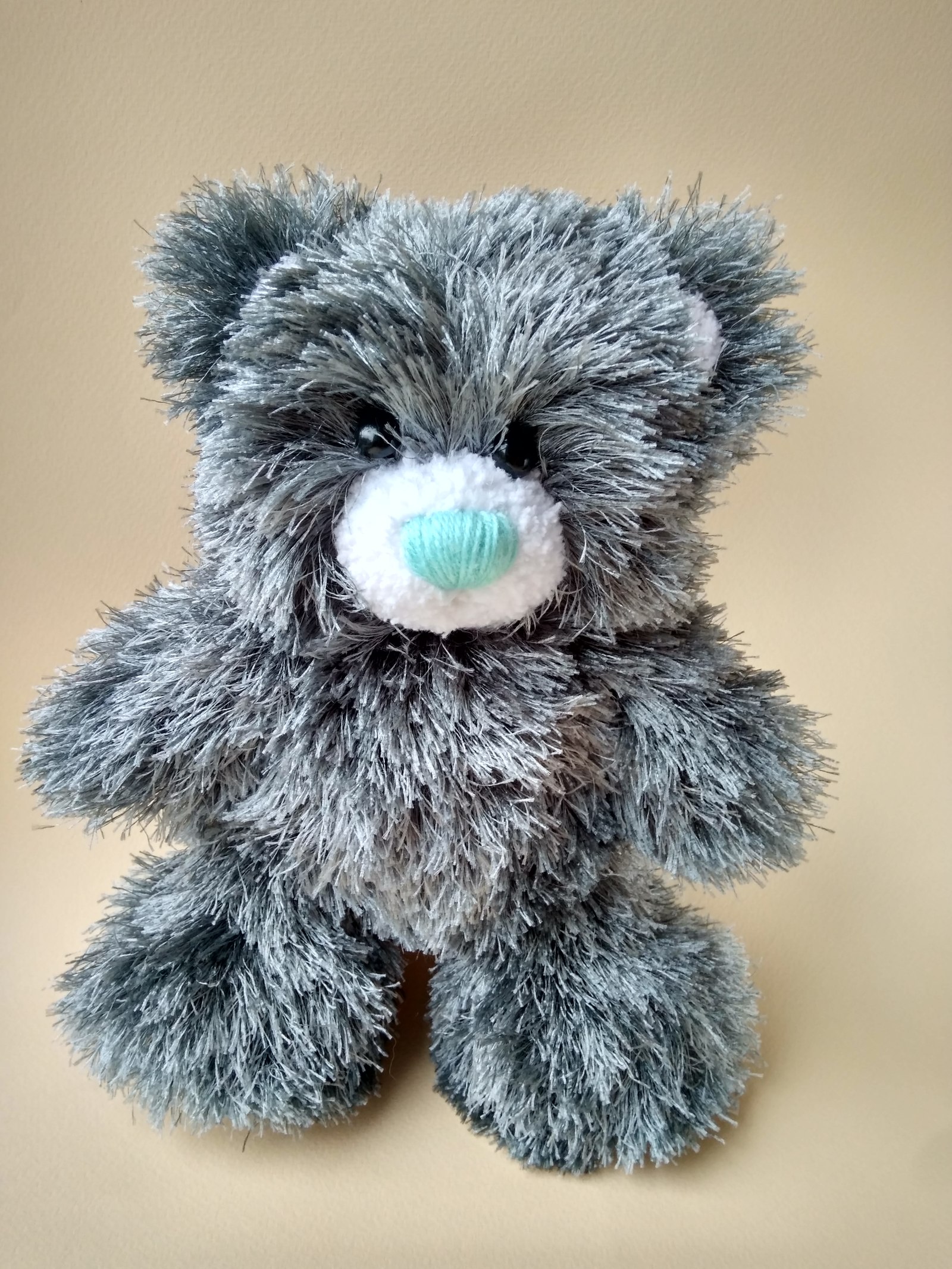 Knitted Bear Freddy - My, Needlework without process, Crochet, Handmade, Needlework, With your own hands, Bear, Longpost, The Bears