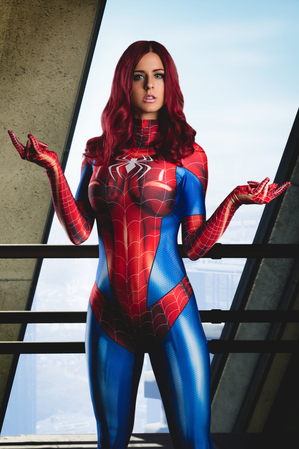 Mary Jane cosplay spider man! | Пикабу