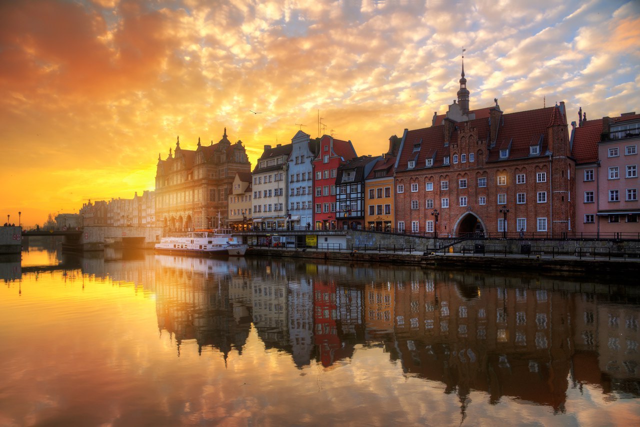 Sunset in Gdansk. - The photo, Sunset, beauty