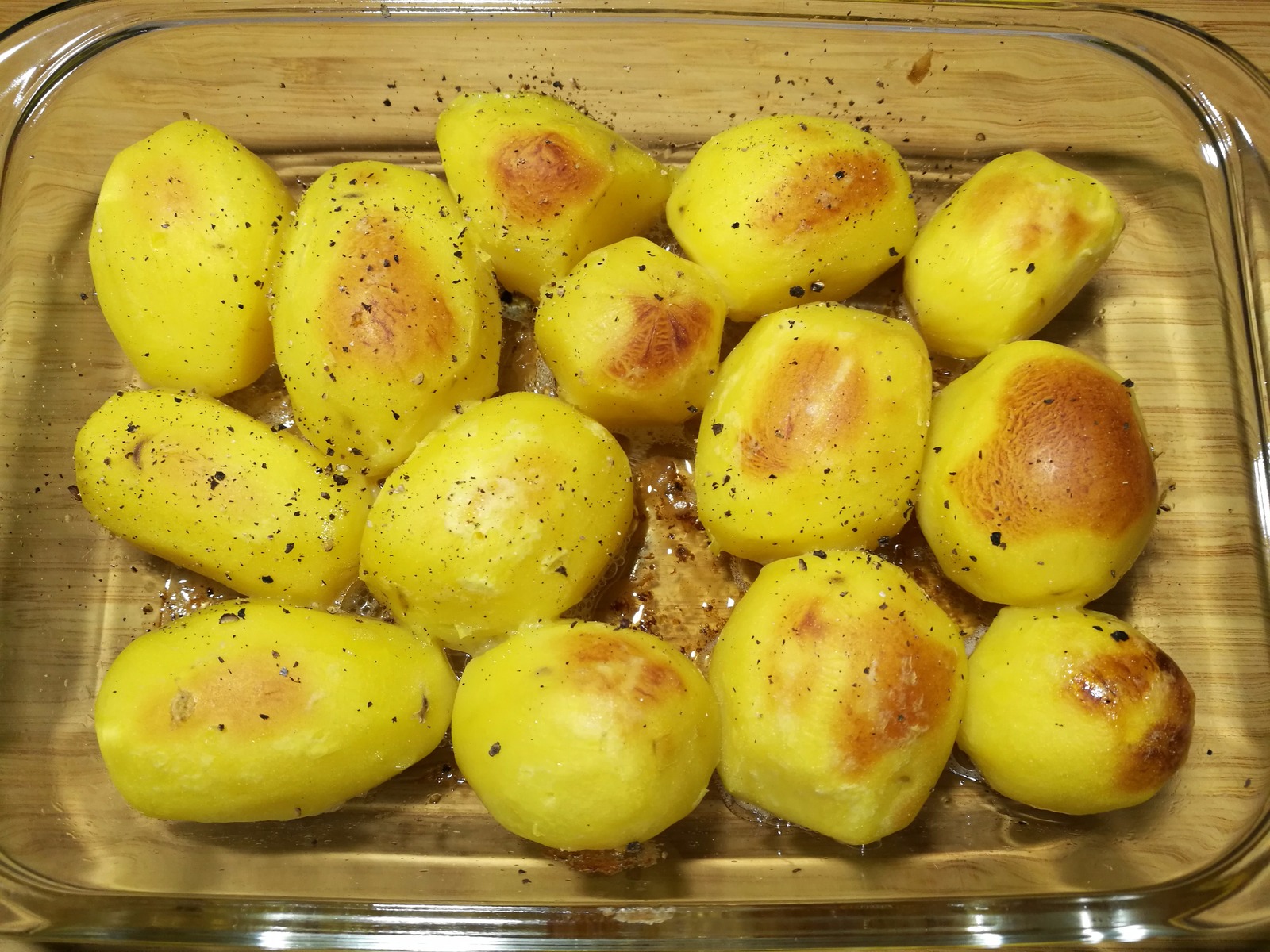 Potato (baked in a special way) - My, , Potato, Recipe, Preparation, Men's cooking, Rosemary, Cooking, Garnish, Longpost