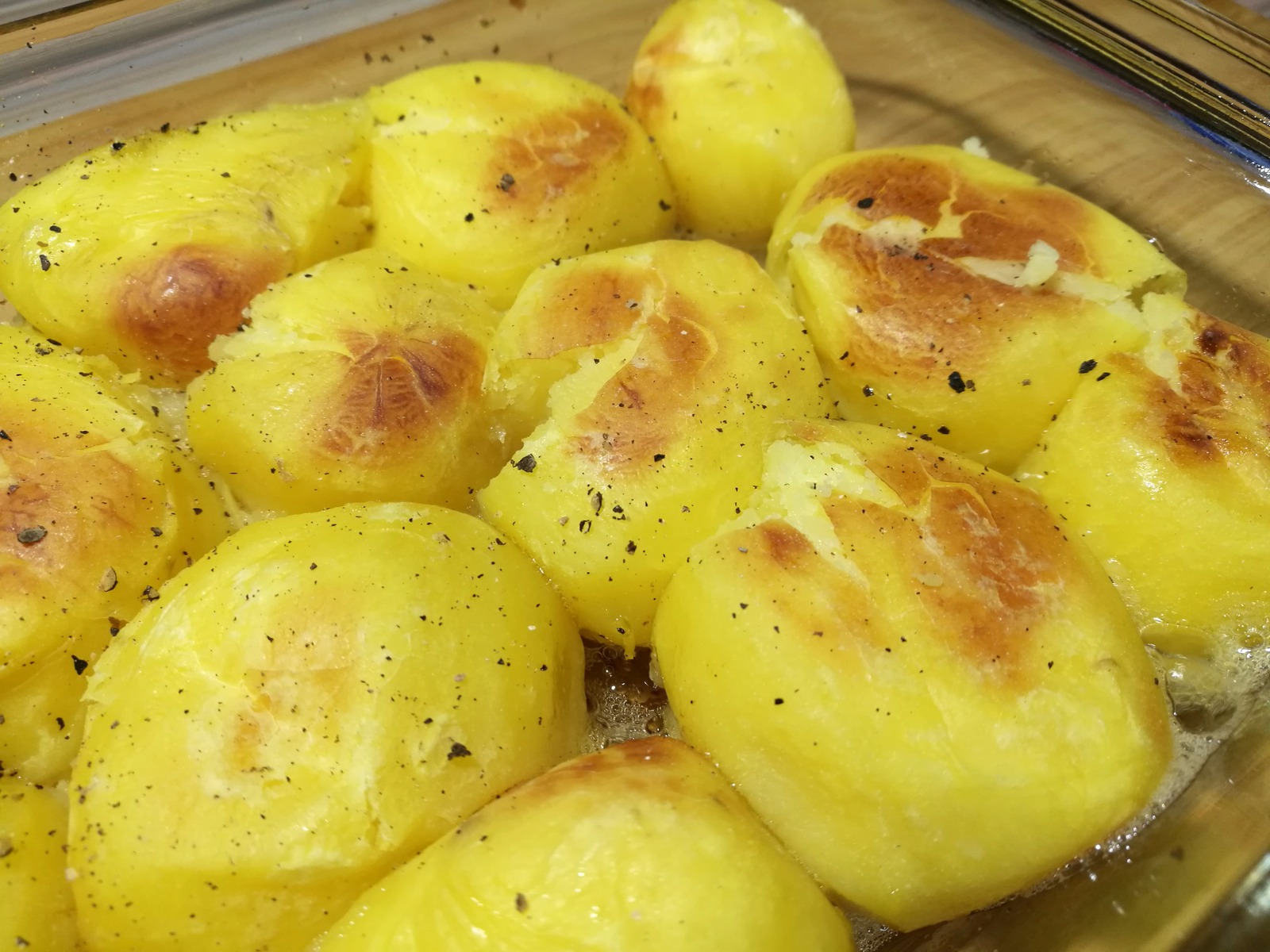 Potato (baked in a special way) - My, , Potato, Recipe, Preparation, Men's cooking, Rosemary, Cooking, Garnish, Longpost