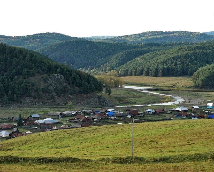 Rural sketches. The village of Kaga, Beloretsky district, Bashkiria - Village, Kaga, A selection, Copy-paste, Longpost, Nature