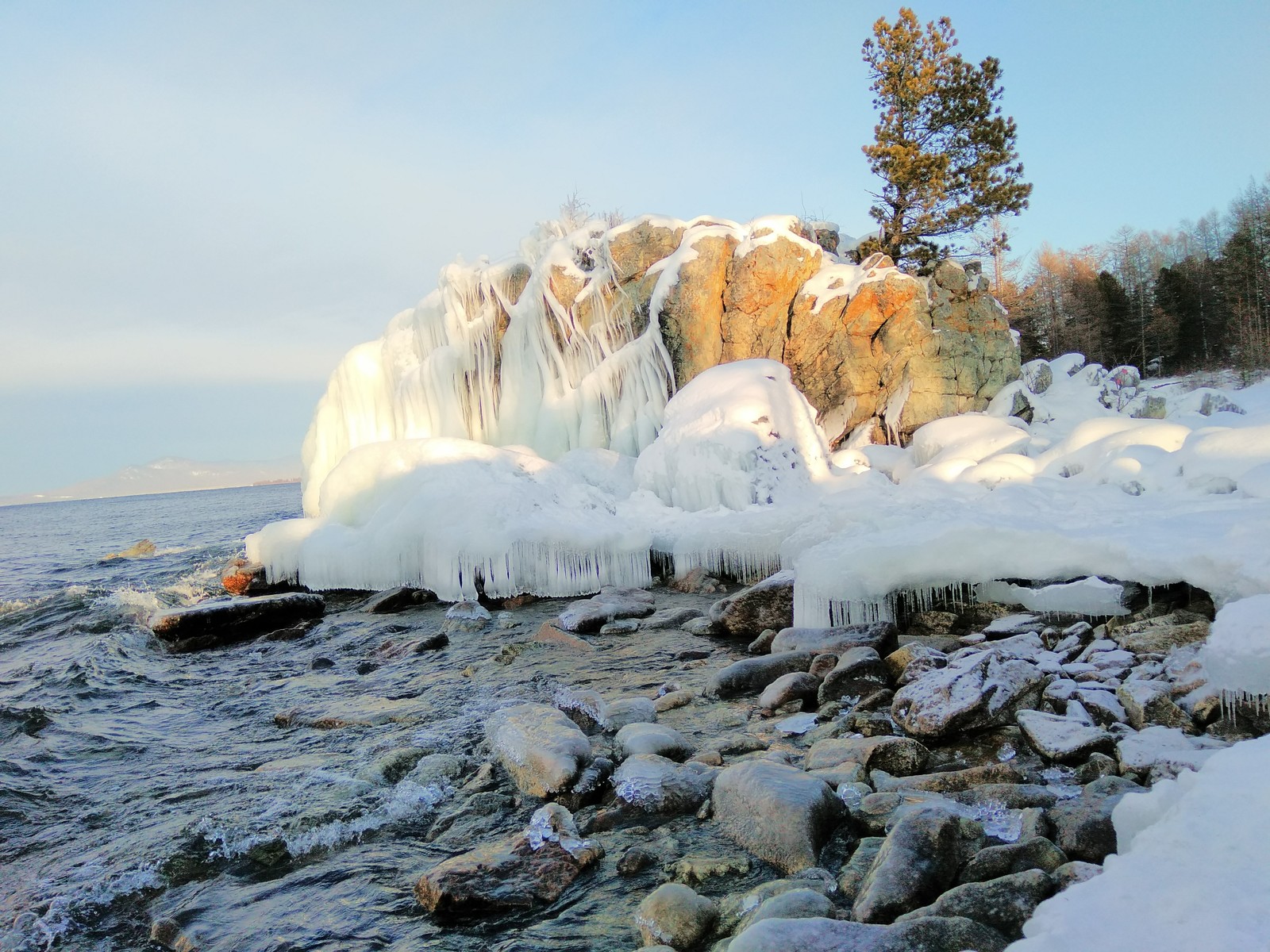 Winter fairy tale. - My, Baikal, Buryatia, Goryachinsk, Nature, beauty of nature, Longpost