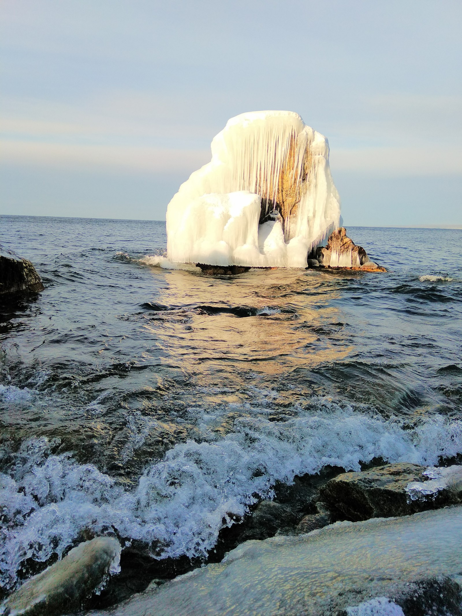 Winter fairy tale. - My, Baikal, Buryatia, Goryachinsk, Nature, beauty of nature, Longpost