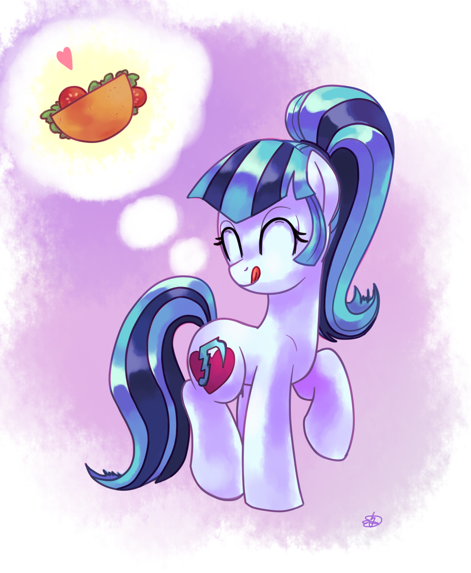 Taco! - My little pony, PonyArt, Sonata dusk, Equestria girls, Ponification