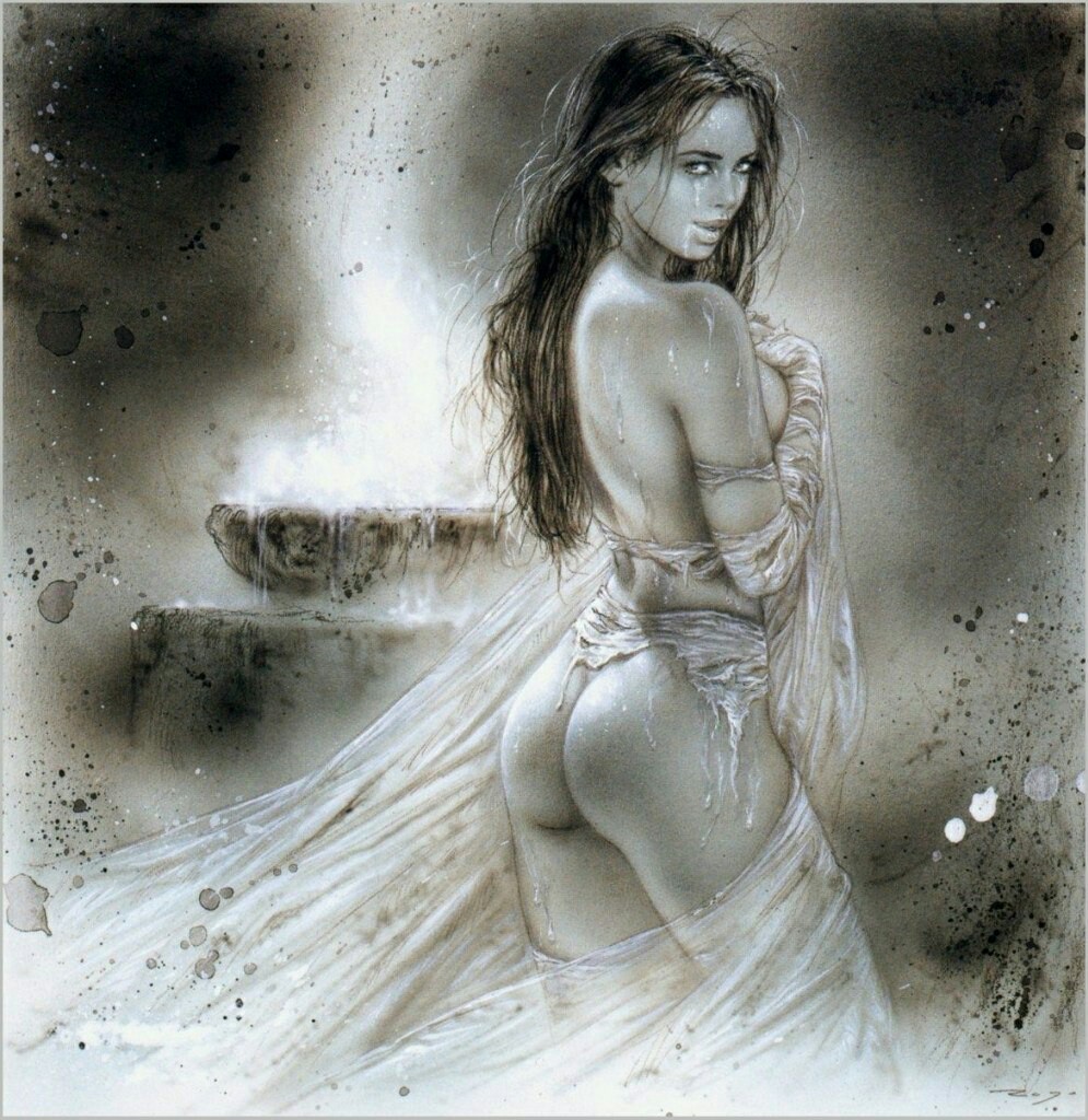 Luis Royo - NSFW, Luis royo, Fantasy, Illustrations, Oil painting, Girls, Longpost