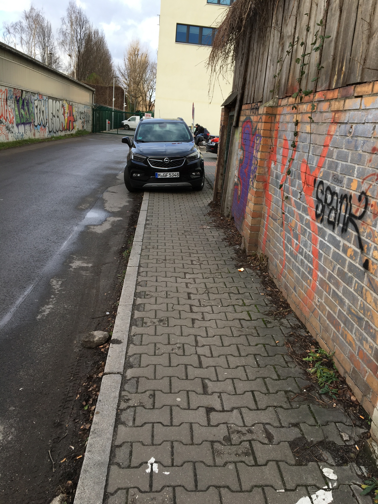 And you say in Russia they only park like assholes! - My, Неправильная парковка, Germany, Berlin, 