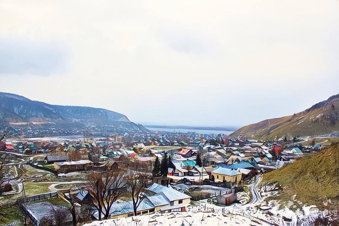 Фото села словно картина - Село, Ширяево, Самарская лука