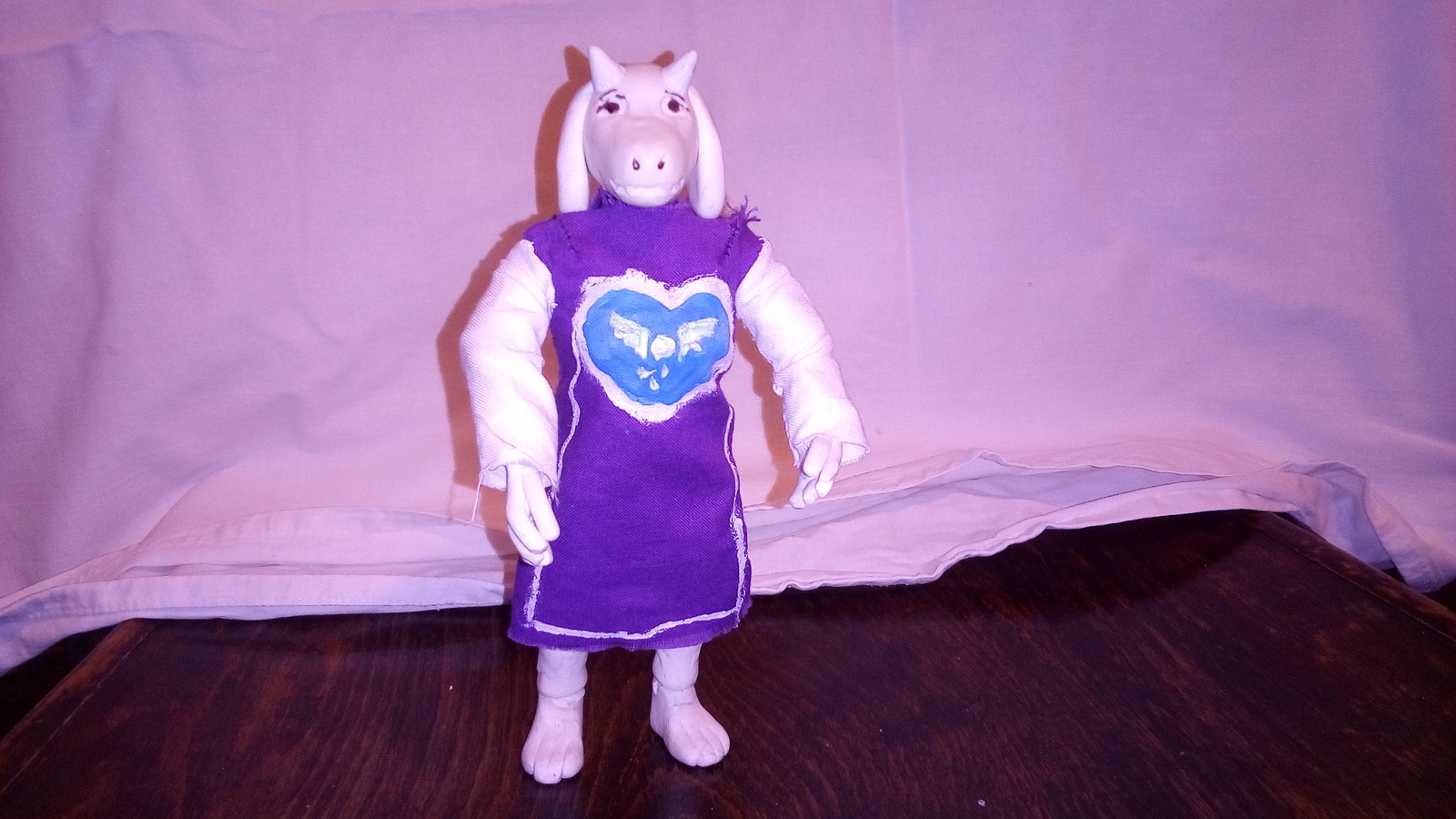 Toriel from polymer clay - My, Undertale, Polymer clay, Figurines, Needlework without process