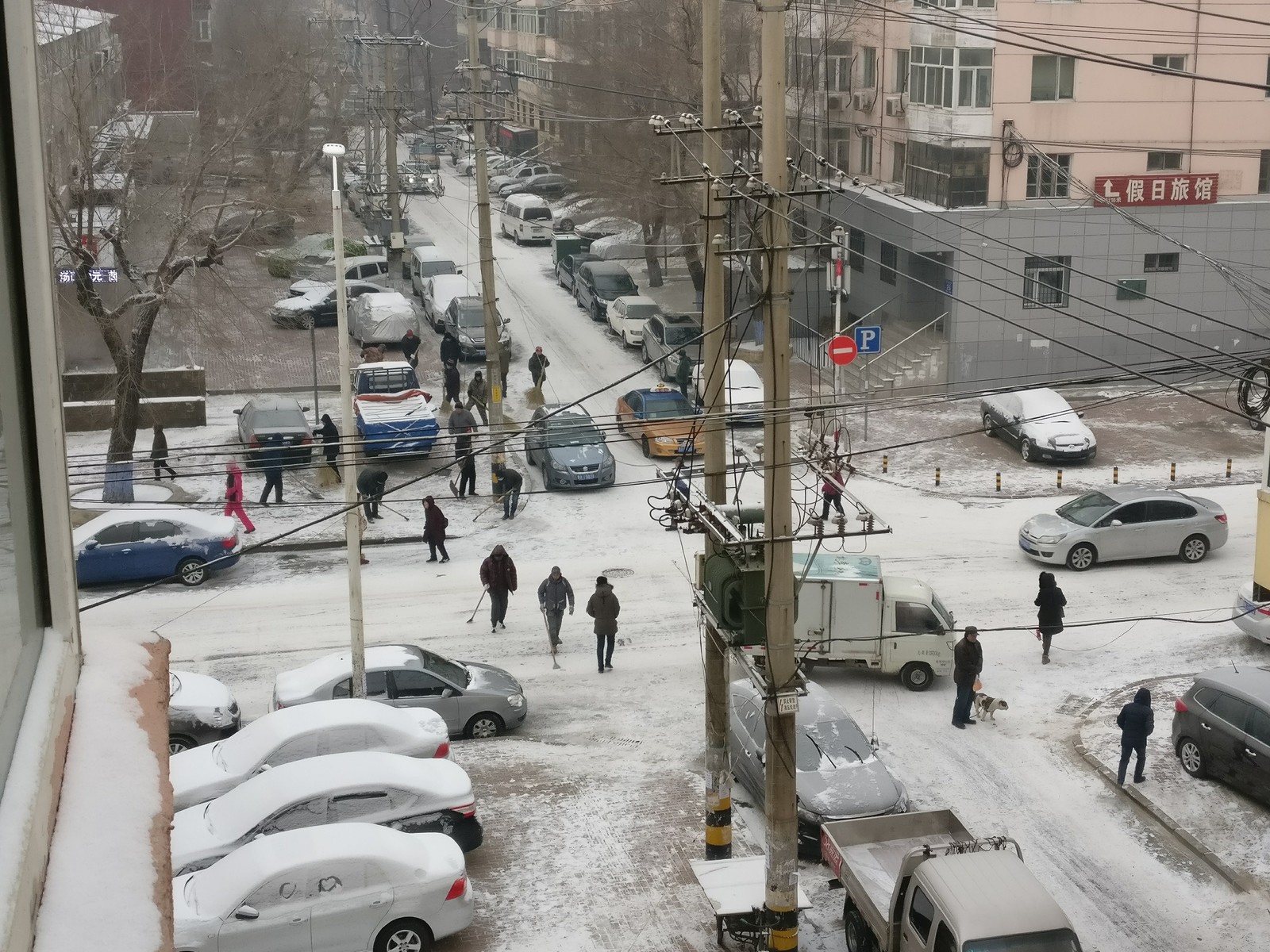 Destruction of snow in Harbinski - My, Harbin, Laovai