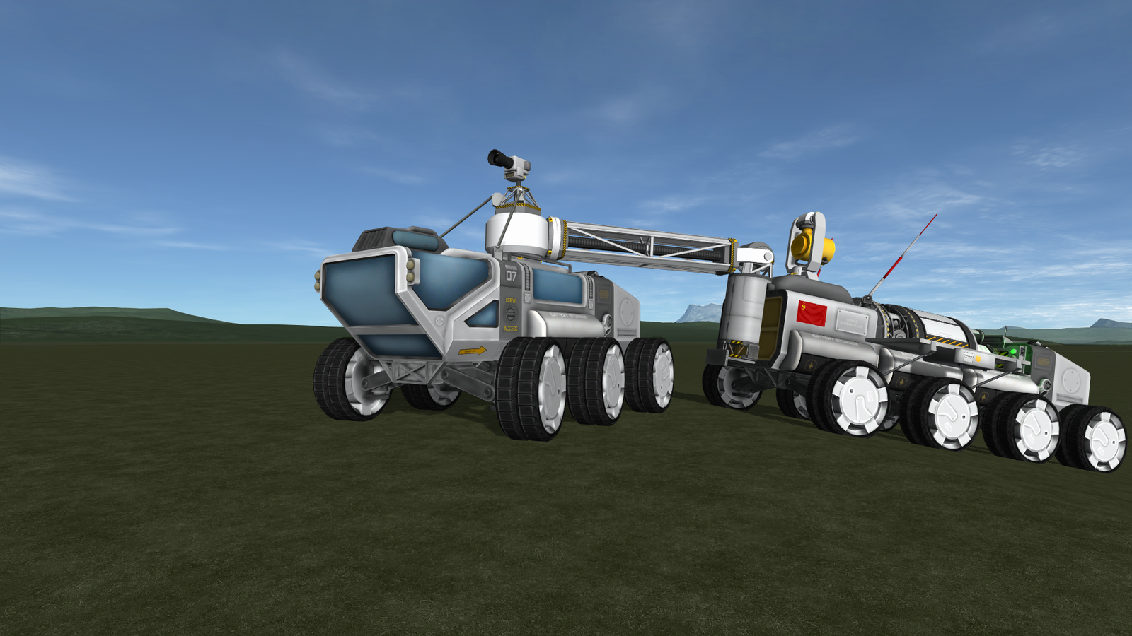 Articulated rover - My, Kerbal space program, Games, Sandbox, Cosmonautics, Video, Longpost