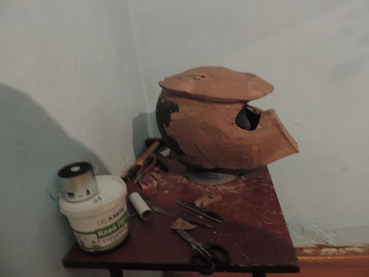 Part 2 #helmet #predator #model4002 #papercraft #pepakura - My, , , Longpost, Tag, Predator (film)