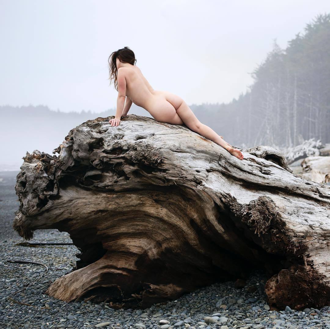 Nicole Vaunt - NSFW, Nicole Vaunt, Girls, Beautiful girl, Nature, beauty, Longpost