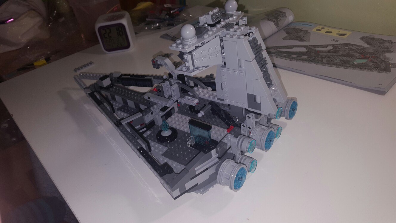Star Destroyer (imperial destroyer) - My, Lepin, Star Wars, Constructor, Longpost