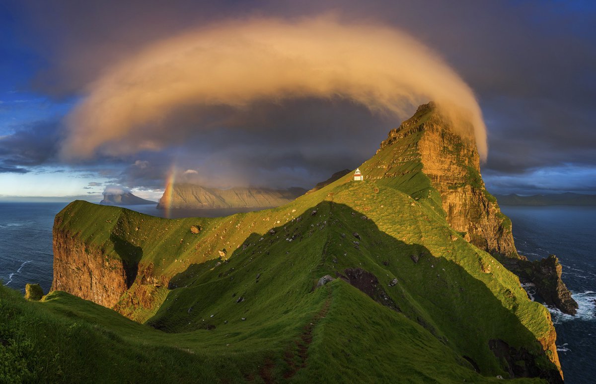 beret cloud - The photo, , Nature, beauty, Clouds, Faroe islands