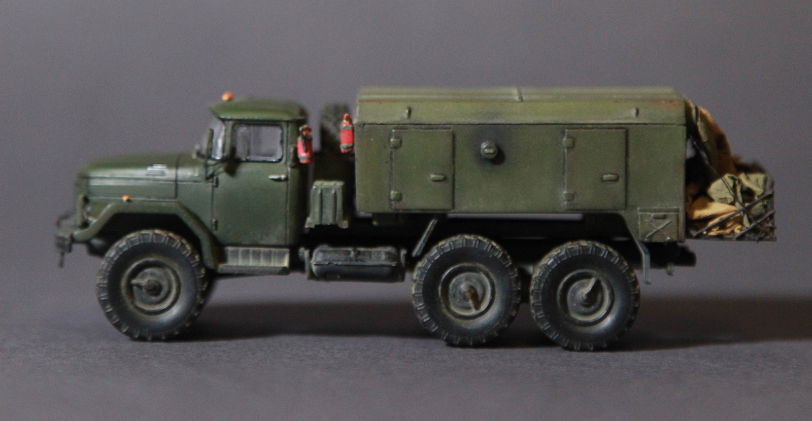 УМП-350 (131) от AVD. 1/72 - Моё, Умп-350, Зил 131, Стендовый моделизм, Длиннопост