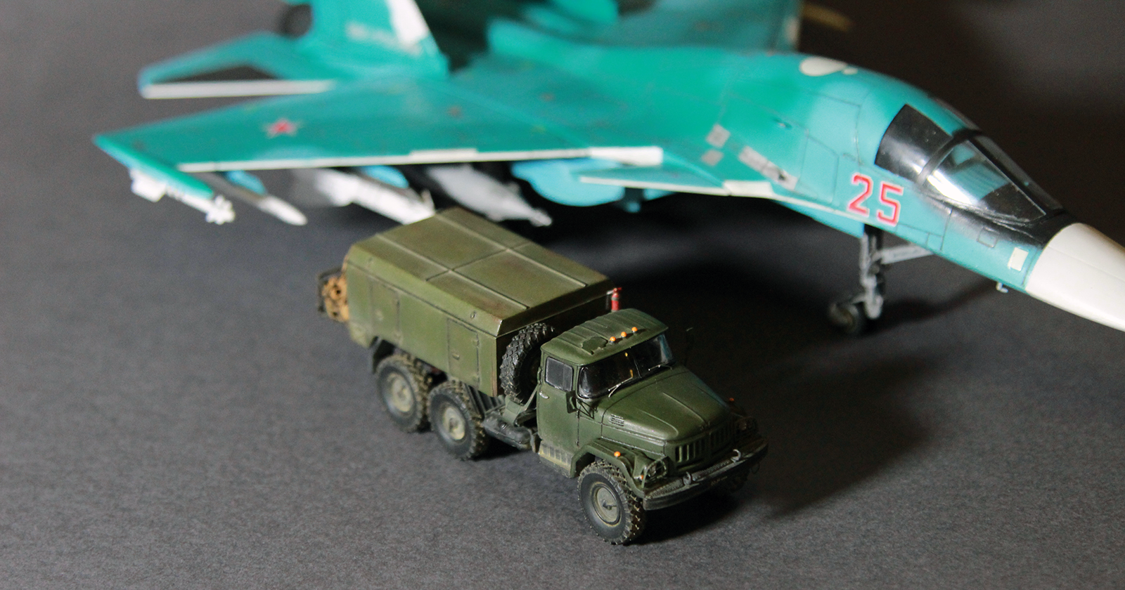 УМП-350 (131) от AVD. 1/72 - Моё, Умп-350, Зил 131, Стендовый моделизм, Длиннопост