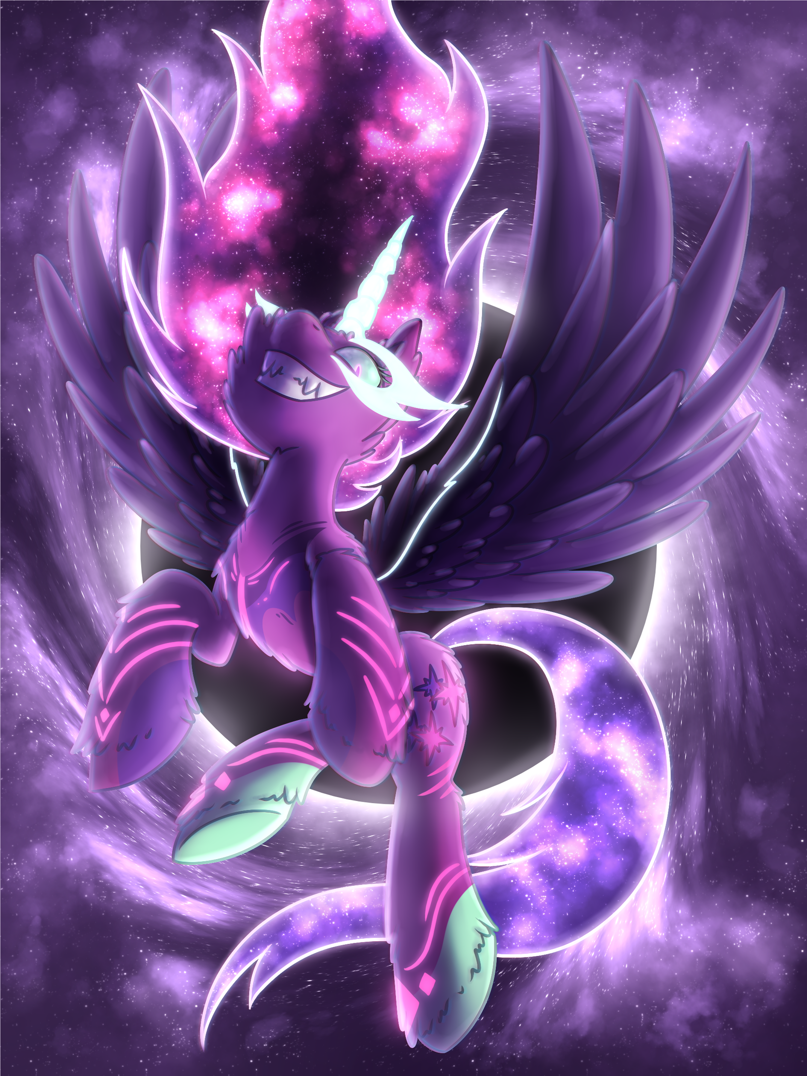 Every alicorn has a dark alter ego - My little pony, Twilight sparkle, Midnight sparkle