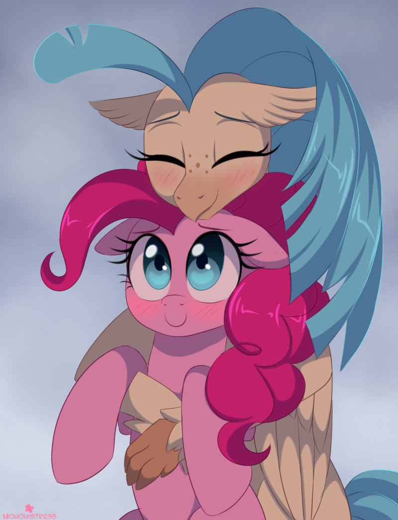 Ponky Hold - My Little Pony, PonyArt, Pinkie Pie, Princess Skystar, My Little Pony: The Movie