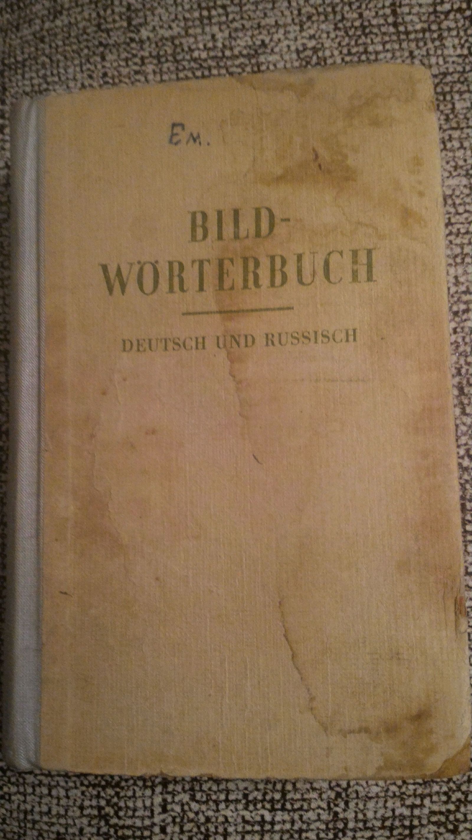 Bild-Worterbuch (1962 год издания) отдам по договорённости строго в Химках (Моск. обл.) - Моё, Книги, Раритет, Словарь, Длиннопост