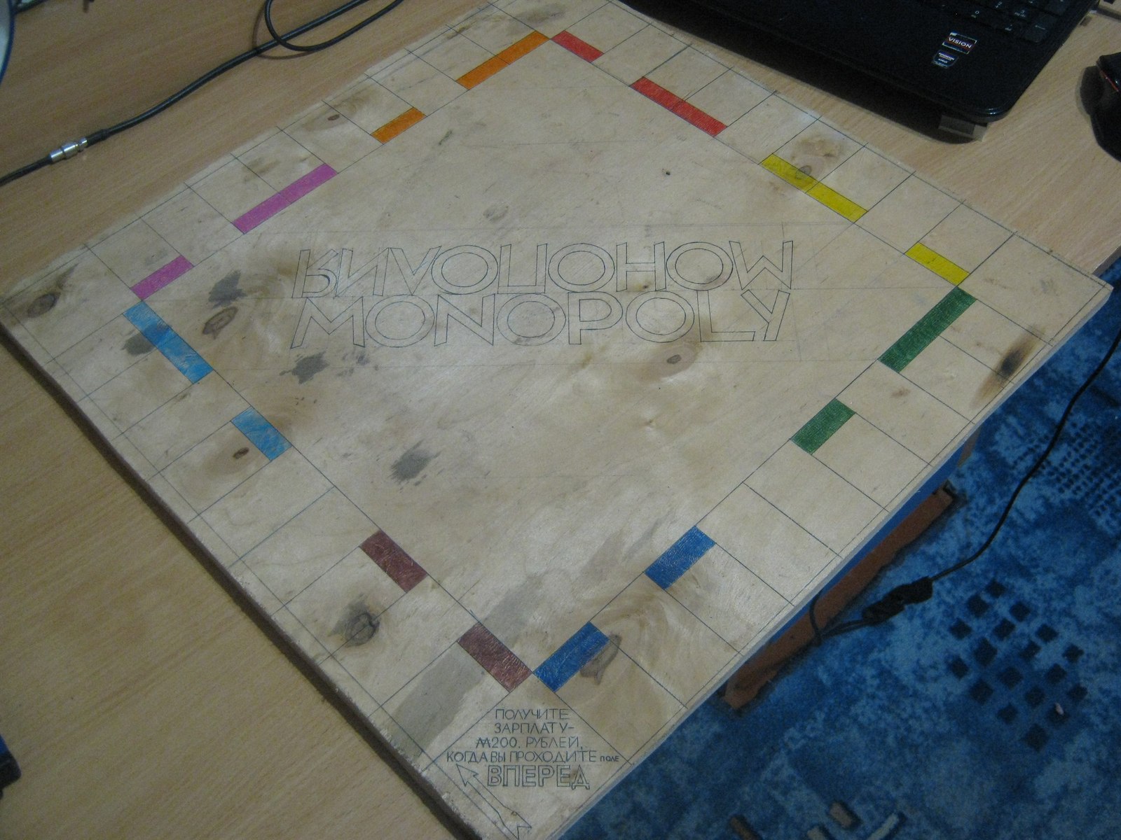 DIY monopoly - My, Longpost, With your own hands, Needlework, Woodworking, Monopoly, Referral