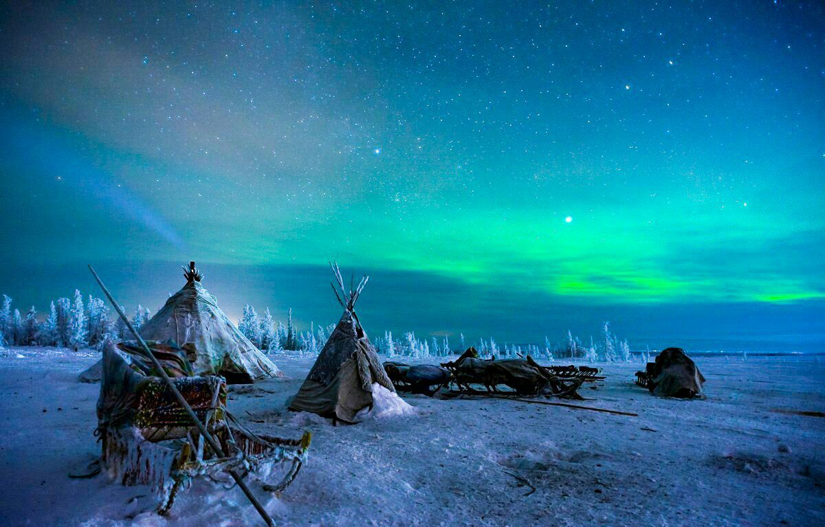 Northern beauty in your feed)) a selection of pictures - beauty, North, Russia, Beauty of Russia, Polar Lights, Telegram, Longpost