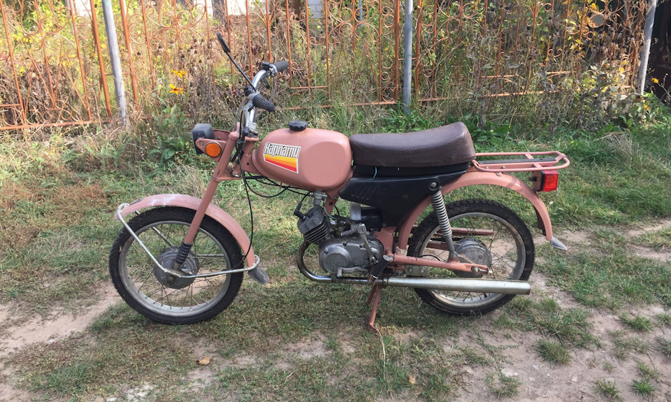 Greetings from the 90s: the new Karpaty-2 moped - Moped, Moto, Time capsule, Not mine, Longpost