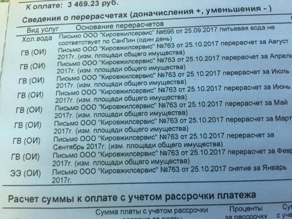 КОММУНАЛЬНОЕ ЧУДО или о размножении площади общего имущества - Моё, Коммунальные услуги, Имущество, Квитанция, Киров, Управляющая компания, Кирожилсервис, Длиннопост