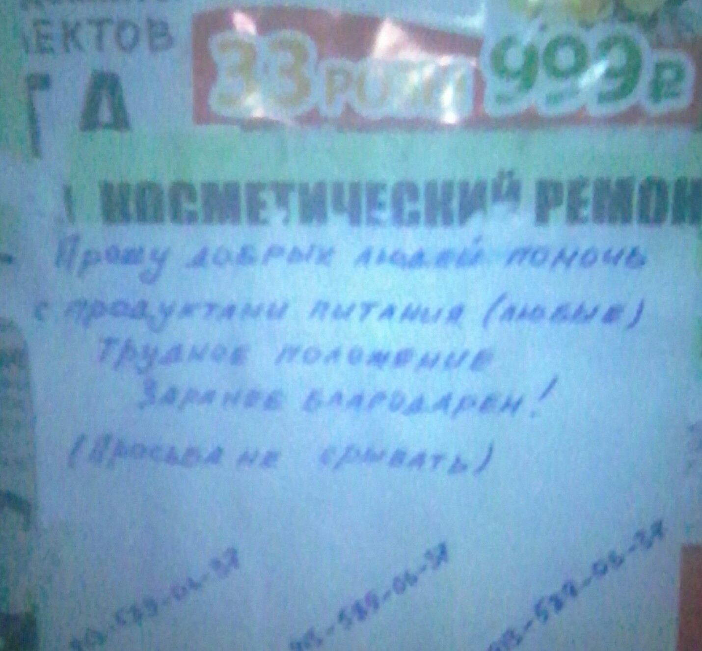 Обьявление на остановке | Пикабу